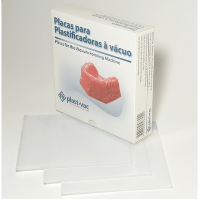 Placa Soft - пластины термопластичные для вакуумформера, мягкие, 1,0 мм (20 шт.) | Bio-Art (Бразилия)