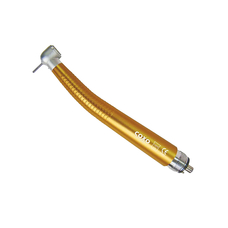 CX207-C1-2 - турбинный наконечник с одноточечным спреем, жёлтый цвет, для 4-х канального соединения