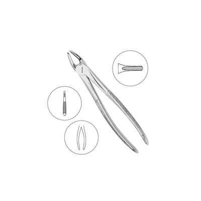 Щипцы для удаления зубов верхние, резцы/клыки (11-2) | HLW Dental Instruments (Германия)