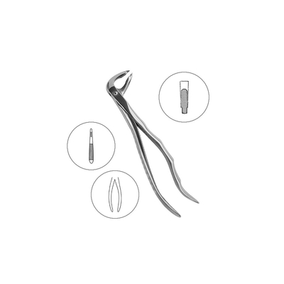 Щипцы для удаления зубов нижние премоляры (11-336*) | HLW Dental Instruments (Германия)