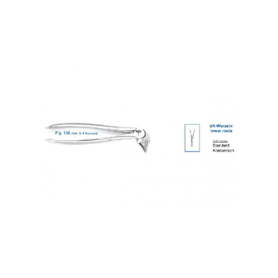Щипцы для удаления зубов нижние, корневые (11-36) | HLW Dental Instruments (Германия)