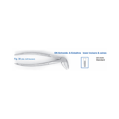Щипцы для удаления зубов детские нижние, резцы /клыки | HLW Dental Instruments (Германия)
