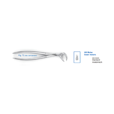 Щипцы для удаления зубов нижние, моляры (11-73)