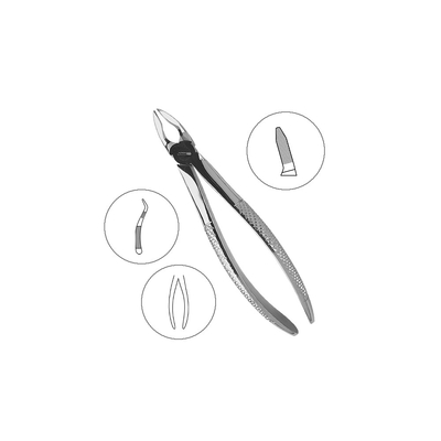 Щипцы для удаления зубов верхние премоляры (11-7N) | HLW Dental Instruments (Германия)