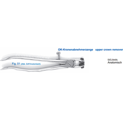 Щипцы для удаления верхних коронок (12-101) | HLW Dental Instruments (Германия)
