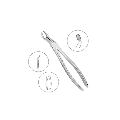 Щипцы для удаления зубов верхние для третьих моляров (12-67A) | HLW Dental Instruments (Германия)