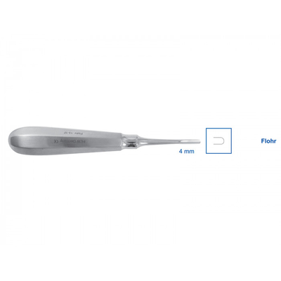 Элеватор Flohr, 4 мм | HLW Dental Instruments (Германия)