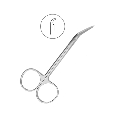 Ножницы хирургические угловые для снятия швов Nahtschere,115 мм | HLW Dental Instruments (Германия)