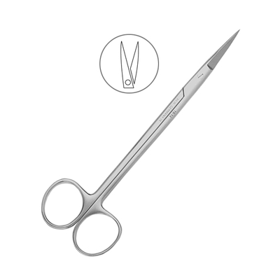 Ножницы хирургические прямые Kelly, 160 мм | HLW Dental Instruments (Германия)