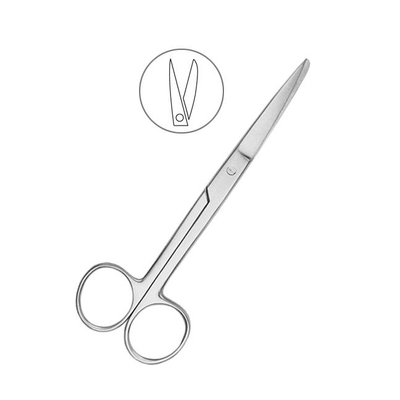 Ножницы хирургические, острый/тупой, 145 мм | HLW Dental Instruments (Германия)