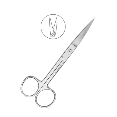 Ножницы хирургические, острый/острый, 145 мм | HLW Dental Instruments (Германия)