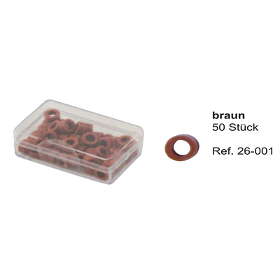 Маркировочные кольца, коричневые (упаковка 50 шт) | HLW Dental Instruments (Германия)