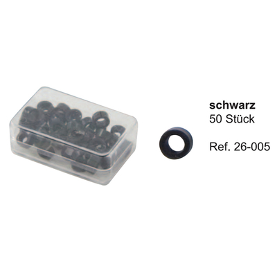 Маркировочные кольца, черные (упаковка 50 шт) | HLW Dental Instruments (Германия)