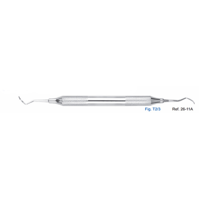 Скейлер парадонтологический, форма T2/3, ручка CLASSIC, диаметр 10 мм | HLW Dental Instruments (Германия)