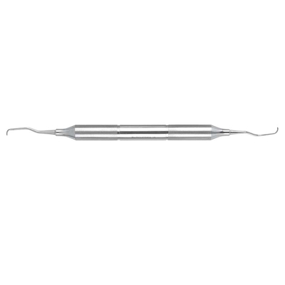 Кюрета парадонтологическая Gracey MF, форма 1/2, ручка DELUX, диаметр 10 мм, экстра легкая | HLW Dental Instruments (Германия)