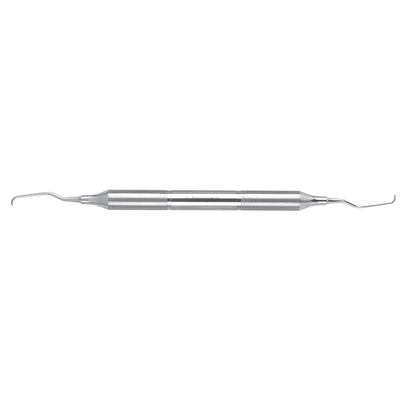 Кюрета парадонтологическая Gracey MF, форма 5/6, ручка DELUX, диаметр 10 мм, экстра легкая | HLW Dental Instruments (Германия)