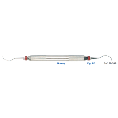 Кюрета парадонтологическая Gracey, форма 7/8, ручка CLASSIC, диаметр 10 мм | HLW Dental Instruments (Германия)