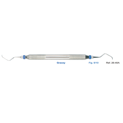 Кюрета парадонтологическая Gracey, форма 9/10, ручка CLASSIC, диаметр 10 мм | HLW Dental Instruments (Германия)