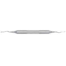 Кюрета парадонтологическая Gracey MF, форма 11/12, ручка DELUX, диаметр 10 мм, экстра легкая