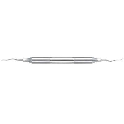 Кюрета парадонтологическая Gracey MF, форма 11/12, ручка DELUX, диаметр 10 мм, экстра легкая | HLW Dental Instruments (Германия)