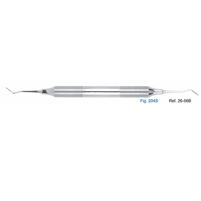 Скейлер парадонтологический, форма 204S, ручка DELUXE, диаметр 10 мм | HLW Dental Instruments (Германия)