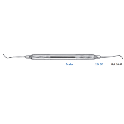 Скейлер парадонтологический, форма 204 SD, ручка диаметр 8 мм | HLW Dental Instruments (Германия)