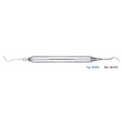 Скейлер пародонтологический, форма 204SD, ручка CLASSIC, 10 мм | HLW Dental Instruments (Германия)