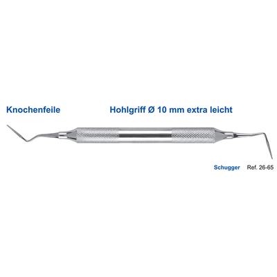 Скейлер парадонтологический Schluger, ручка диаметр 10 мм | HLW Dental Instruments (Германия)