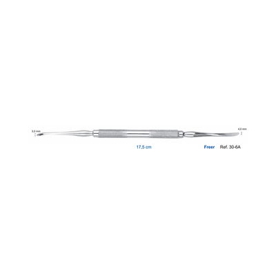 Распатор Freer, 17,5 см, 3,0-4,0мм | HLW Dental Instruments (Германия)