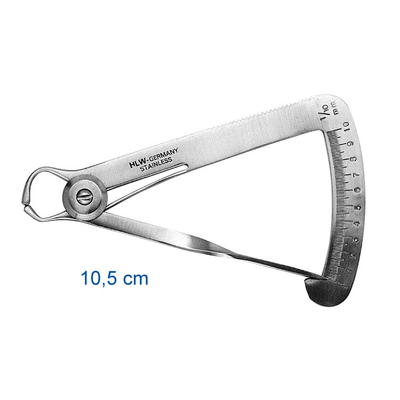 Calibers-Iwanson for Wax - микрометр, 10,5 см | HLW Dental Instruments (Германия)