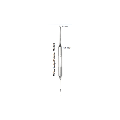 Распатор, ручка DELUXE, диаметр 10 мм, 2,5-2,5 мм | HLW Dental Instruments (Германия)