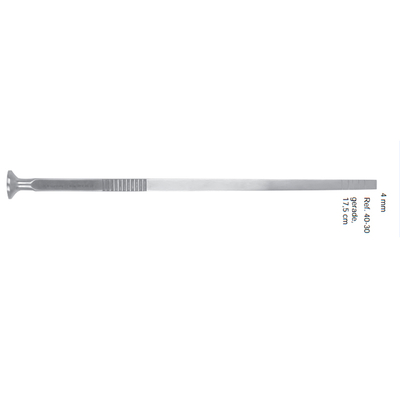 Долото хирургическое прямое, рабочая часть 4мм, 17,5 мм | HLW Dental Instruments (Германия)