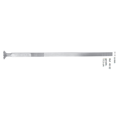 Долото хирургическое прямое, рабочая часть 6мм, 17,5 мм | HLW Dental Instruments (Германия)