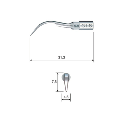 G1-S - насадка для удаления зубных отложений | NSK Nakanishi (Япония)