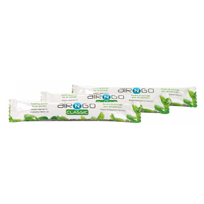 Air-N-Go Classic Powder Mint - порошок для струйного полирования и чистки зубов, вкус мяты, 50x20 г | Satelec Acteon Group (Франция)