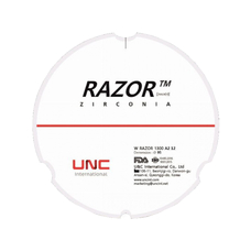 Razor 1300 - циркониевый диск однослойный, монохромный, диаметр 95 мм
