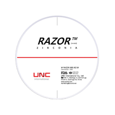 Razor 800 - циркониевый диск однослойный, монохромный, диаметр 98 мм