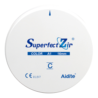 Aidite SHTC - циркониевый диск высоко-прозрачный, предварительно окрашенный, диаметр 95 мм | Aidite (Китай)