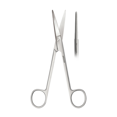 Ножницы хирургические прямые Metzenbaum-Fine, тупоконечные, длина 145 мм | Apexmed International B.V. (Нидерланды)