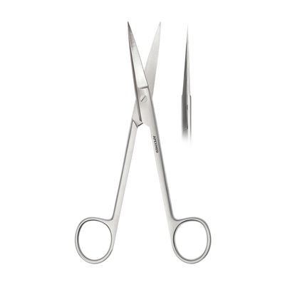 Ножницы хирургические прямые Metzenbaum-Fine, остроконечные, длина 145 мм | Apexmed International B.V. (Нидерланды)
