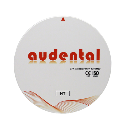 HT White - циркониевый диск прозрачный, белый, диаметр 98 мм | Audental (Китай)