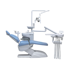 Azimut 100A - стоматологическая установка с нижней подачей инструментов и двумя стульями