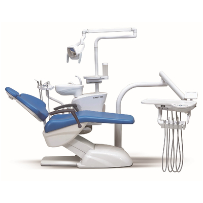 Azimut 300A MO - стоматологическая установка с нижней подачей инструментов, мягкой обивкой кресла и двумя стульями | Azimut (Китай)