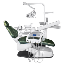 Azimut 600A MO - стоматологическая установка с нижней подачей инструментов, с двумя стульями