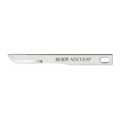 BB367R - лезвие для скальпеля №367, для микрохирургии, 10 шт. | B. Braun Aesculap (Германия)