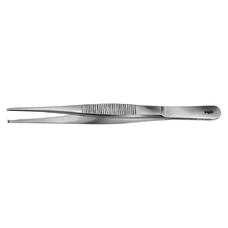 BD533R - пинцет хирургический, средний, зубчики 1х2, длина 115 мм