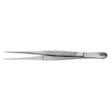 BD668R - пинцет хирургический по Semken, ширина 0,8 мм, зубчики 1х2, длина 125 мм