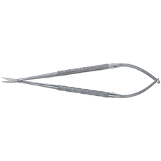 FD251R - ножницы микрохирургические, изогнутые, длина 180 мм