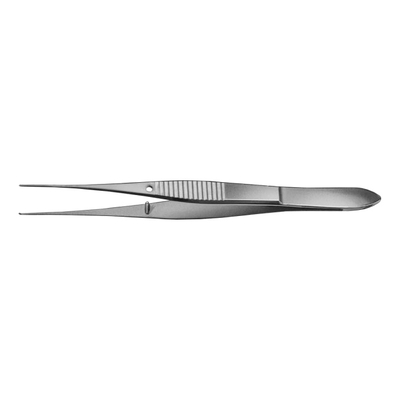 OC024R - пинцет хирургический, прямой, длина 100 мм | B. Braun Aesculap (Германия)