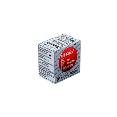 Bausch BK 1016 - артикуляционная бумага красная (сменный блок), толщина 40 мкм, рулон 22 мм х 10 м | Bausch (Германия)